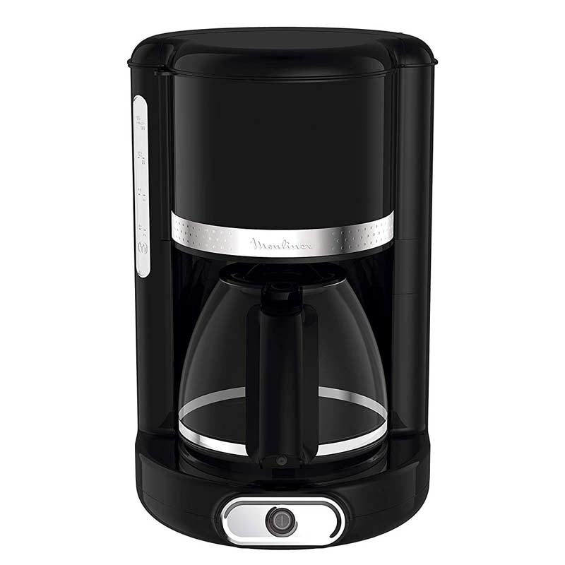Moulinex FG3818 Soleil Glas-Kaffeemaschine schwarz