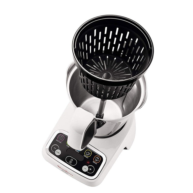 Moulinex HF4041 Volupta Multifunktionsküchenmaschine, 1000, 1.5 liters, weiß/dunkelgrau