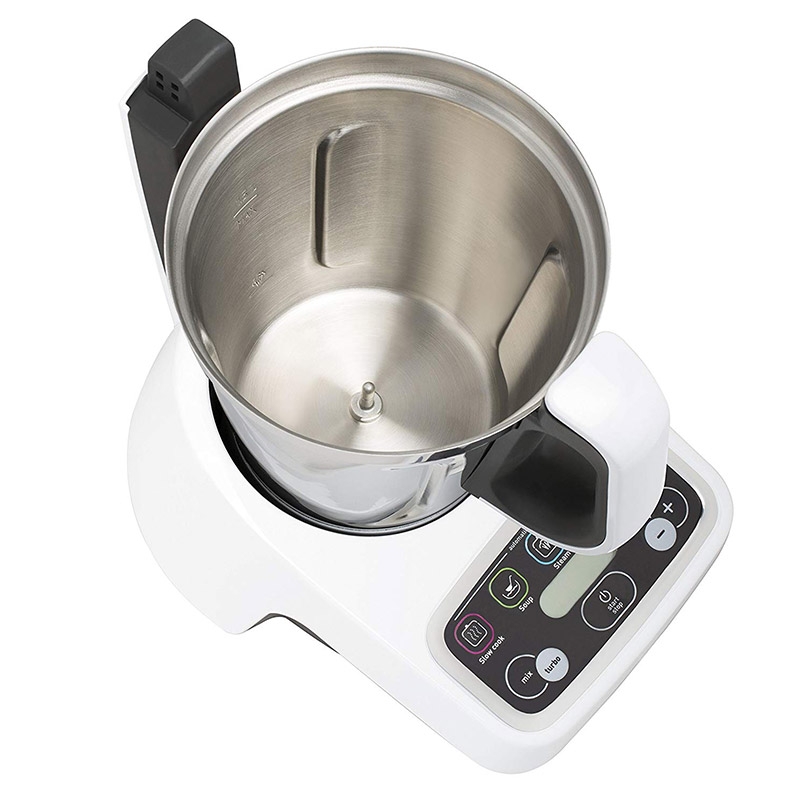 Moulinex HF4041 Volupta Multifunktionsküchenmaschine, 1000, 1.5 liters, weiß/dunkelgrau