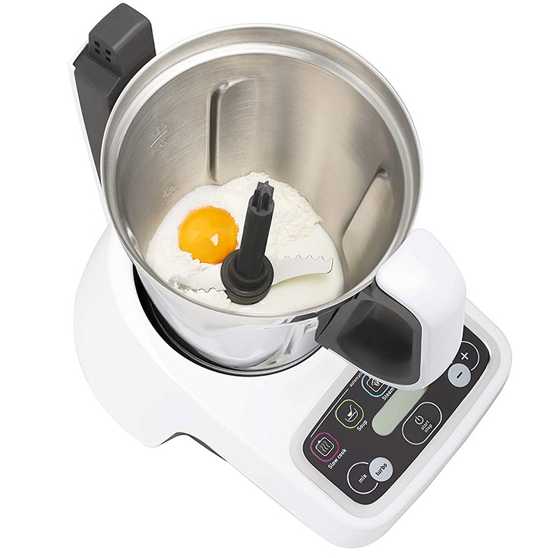 Moulinex HF4041 Volupta Multifunktionsküchenmaschine, 1000, 1.5 liters, weiß/dunkelgrau