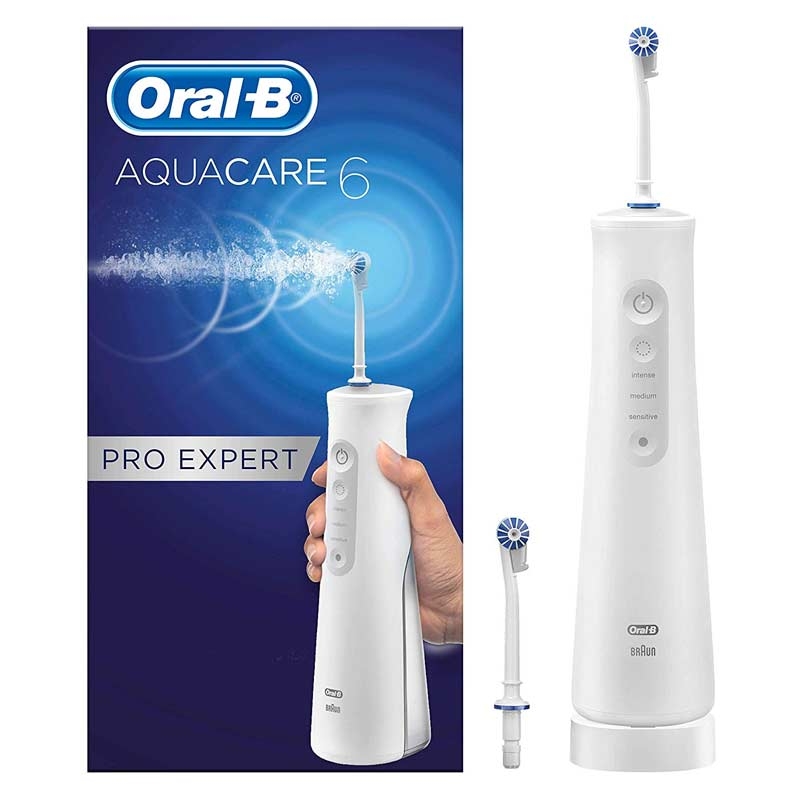Oral-B AquaCare 6 Pro-Expert Kabellose Munddusche mit Oxyjet-Technologie