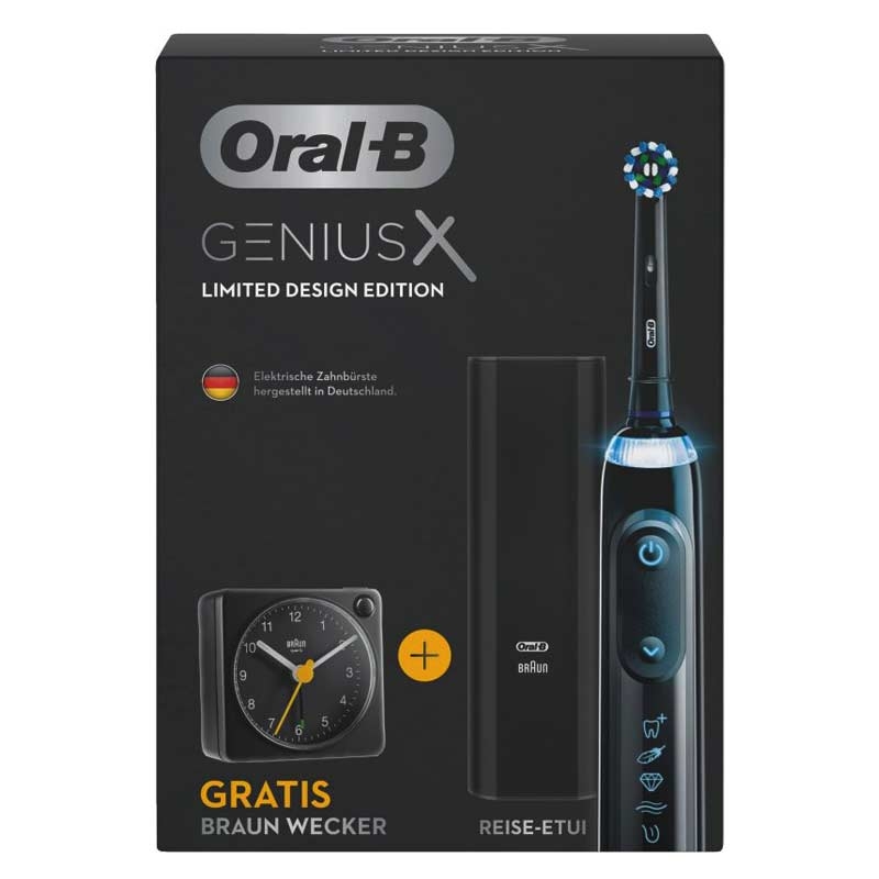 Braun Oral-B Genius X Special Design Edition mit Braun Wecker