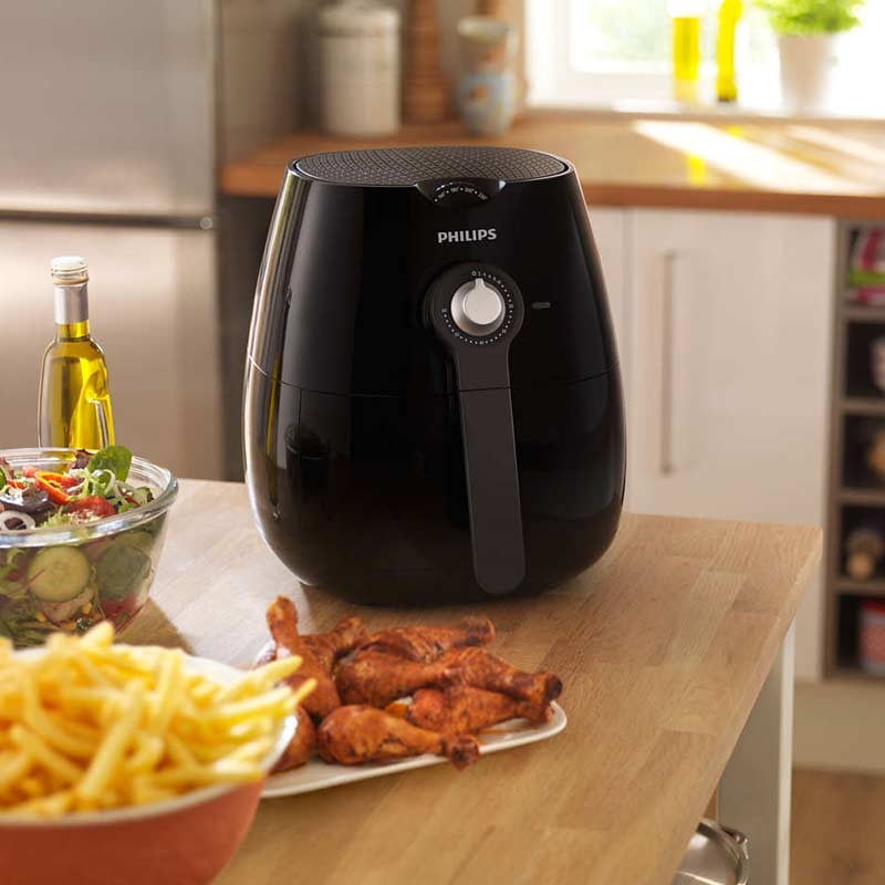 Philips HD9220/20 Airfryer Heißluftfritteuse schwarz