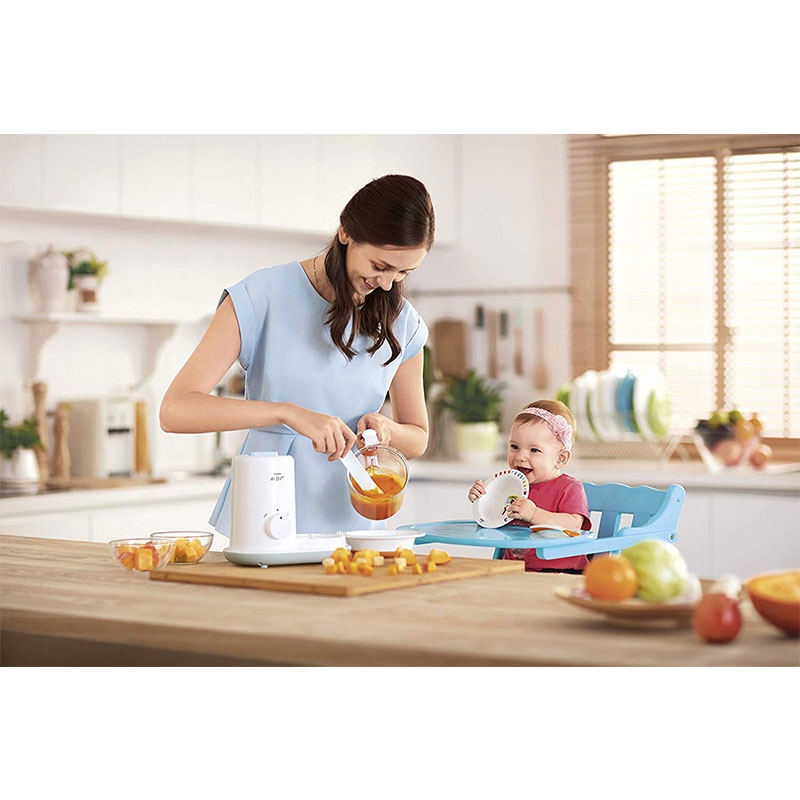 Philips AVENT 2-in1-Babynahrungszubereiter Dampfgaren & Mixen