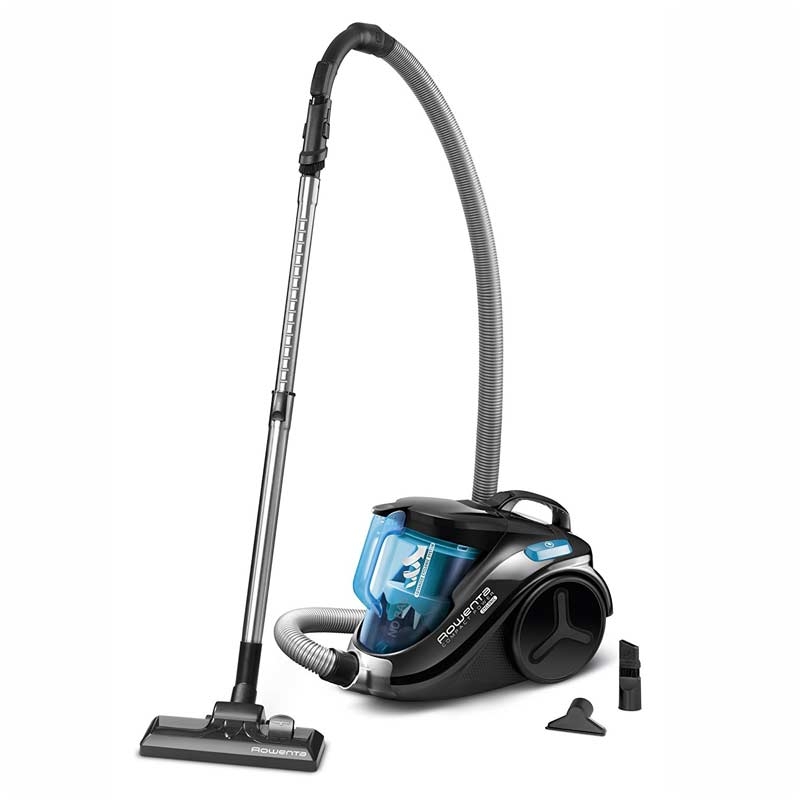 Rowenta RO3731EA beutelloser Bodenstaubsauger Compact Power Cyclonic schwarz/blau