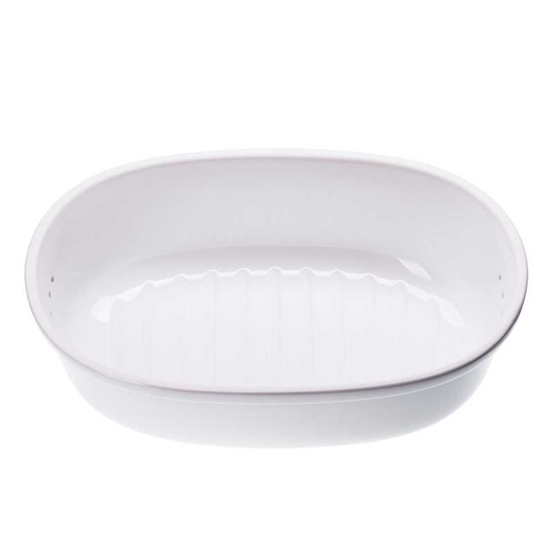 Römertopf Brottopf Keramik Brotkorb weiß