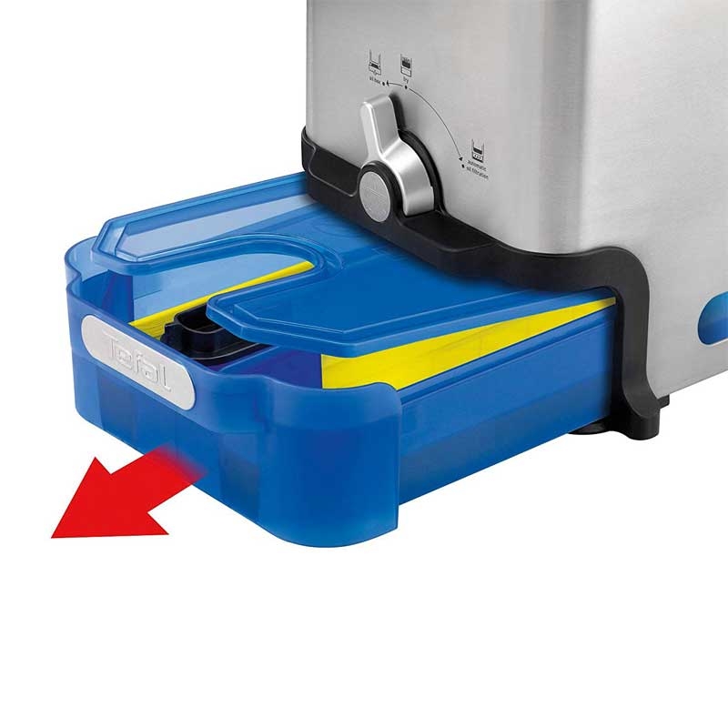 Tefal Oleoclean Pro FR8040 Inox & Design Fritteuse B-Ware (neutrale Verpackung)