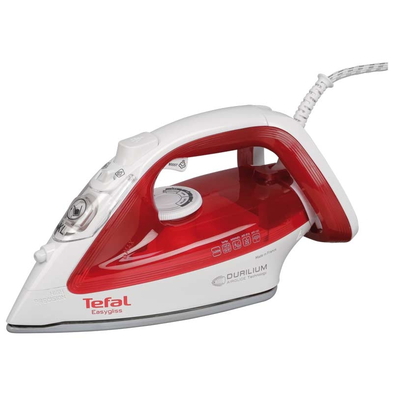 Tefal FV3962E0 Dampfbügeleisen EasyGliss rot