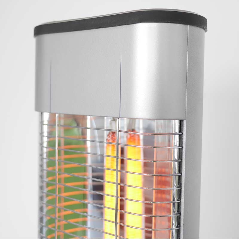 Vasner StandLine Mini 12 Infrarot Stand-Heizstrahler silber