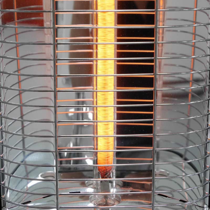 Vasner StandLine Mini 12 Infrarot Stand-Heizstrahler silber