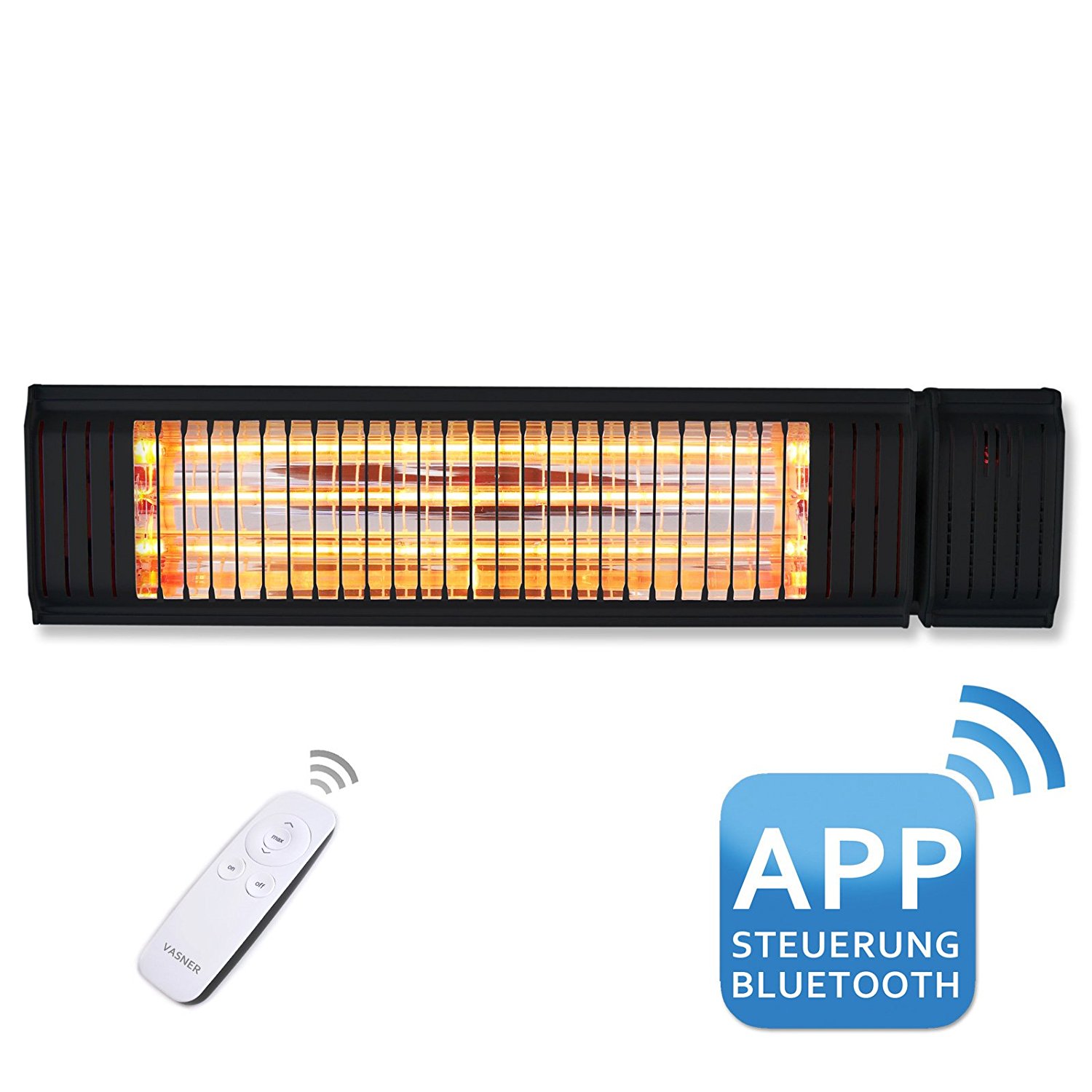Vasner Infrarot Heizstrahler Appino 20 schwarz