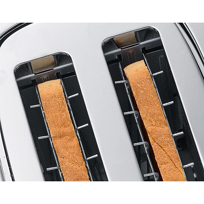 WMF Terra Toaster Doppelschlitz Brötchenaufsatz Edelstahl braun