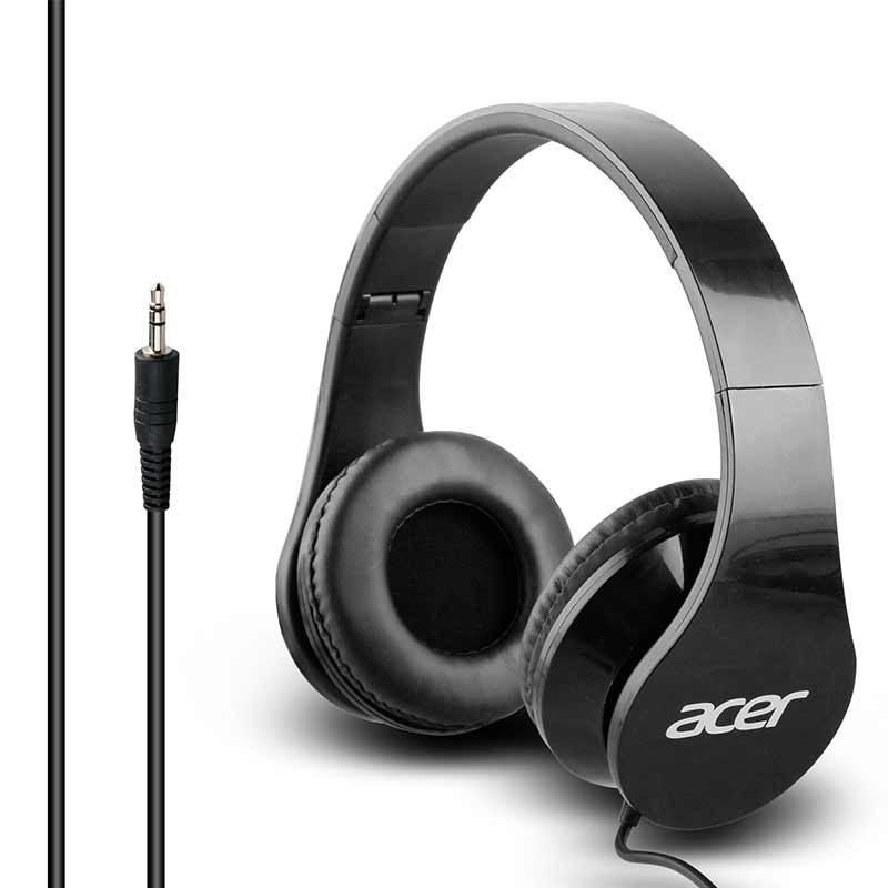 Acer Over-Ear Headset / Kopfhörer mit Mikrofon schwarz