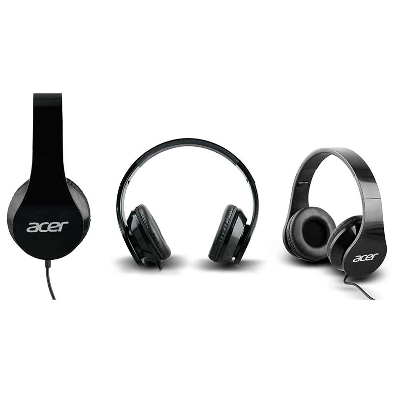 Acer Over-Ear Headset / Kopfhörer mit Mikrofon schwarz
