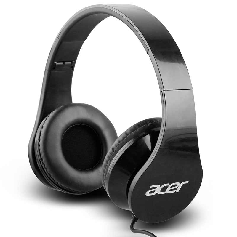 Acer Over-Ear Headset / Kopfhörer mit Mikrofon schwarz