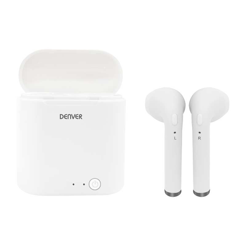 Denver TWQ-40P True Wireless InEar Headset + Qi Ladefunktion