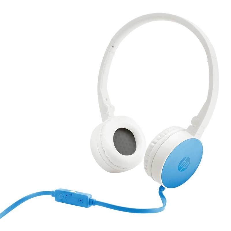 HP H2800 Headset weiß-blau