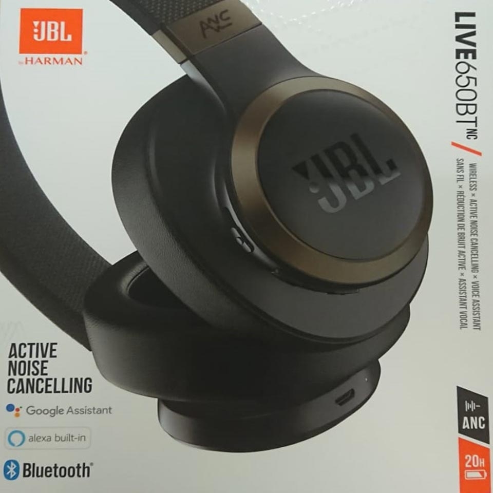 JBL LIVE 650BTNC kabellose Over-Ear Kopfhörer schwarz