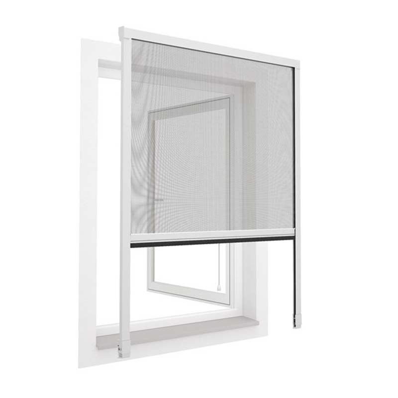 easy life Insektenschutz ALU Rollo für Fenster 160 x 160cm weiss