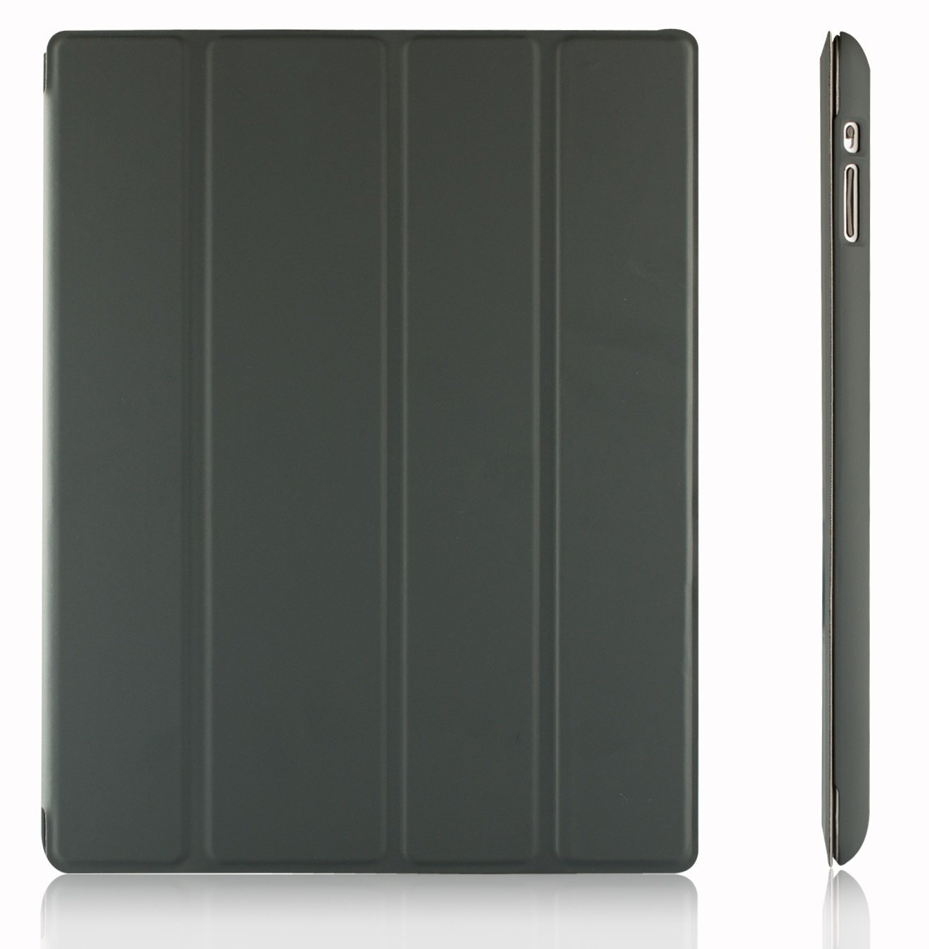 JETech Smart Case Cover für Apple iPad 2/3/4 dunkel grau