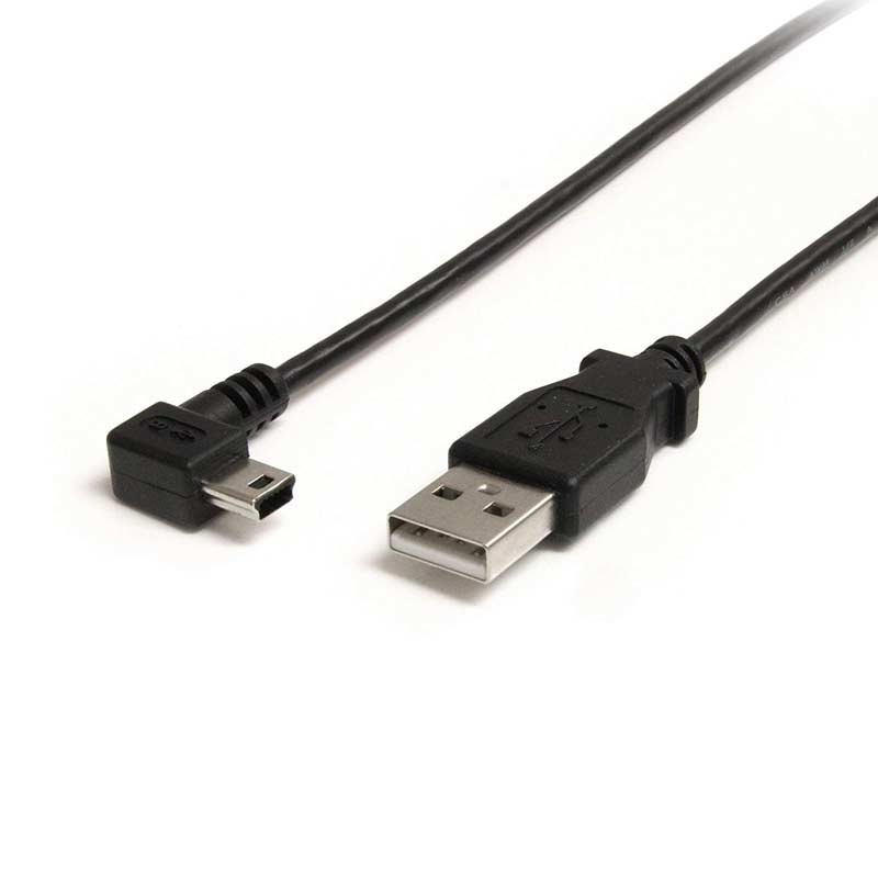 STARTECH.COM 90cm Mini USB Kabel - A auf B rechts gewinkelt