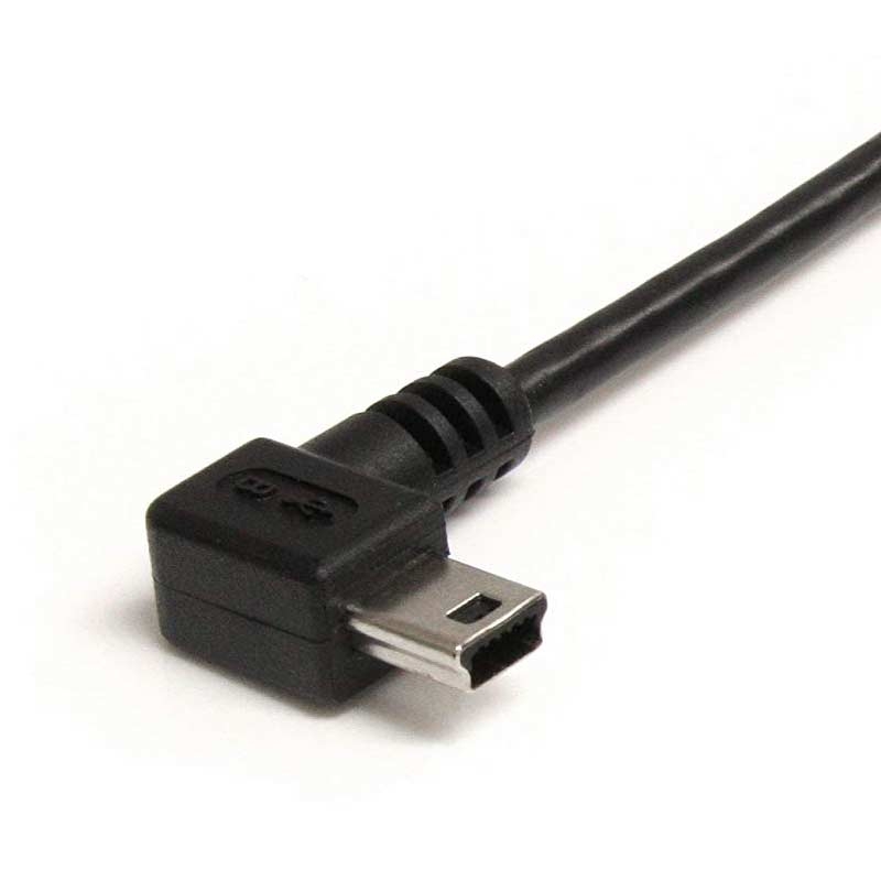 STARTECH.COM 90cm Mini USB Kabel - A auf B rechts gewinkelt