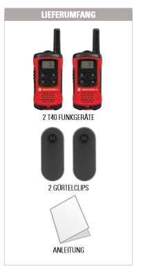Motorola TLKR T40 PMR Funkgerät