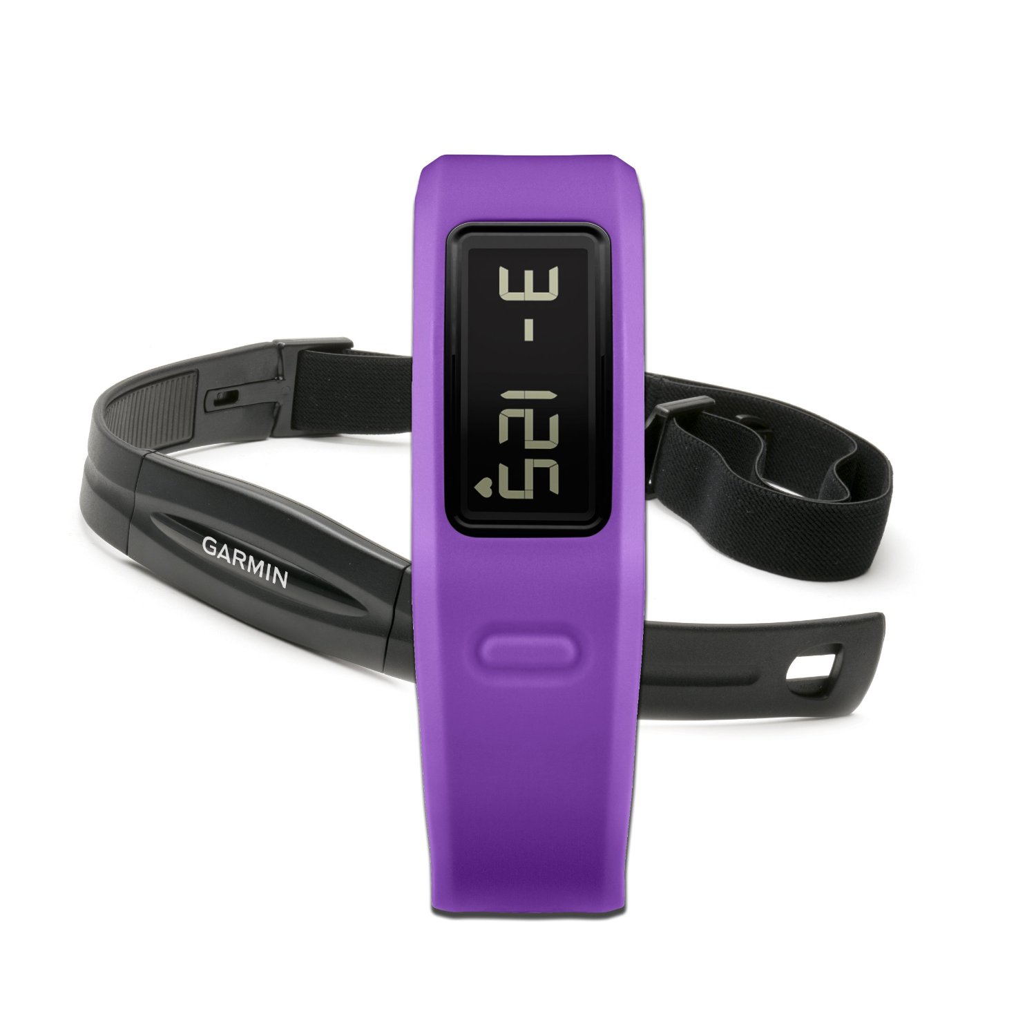 Garmin vivofit Fitnessarmband + Herzfrequenzbrustgurt lila