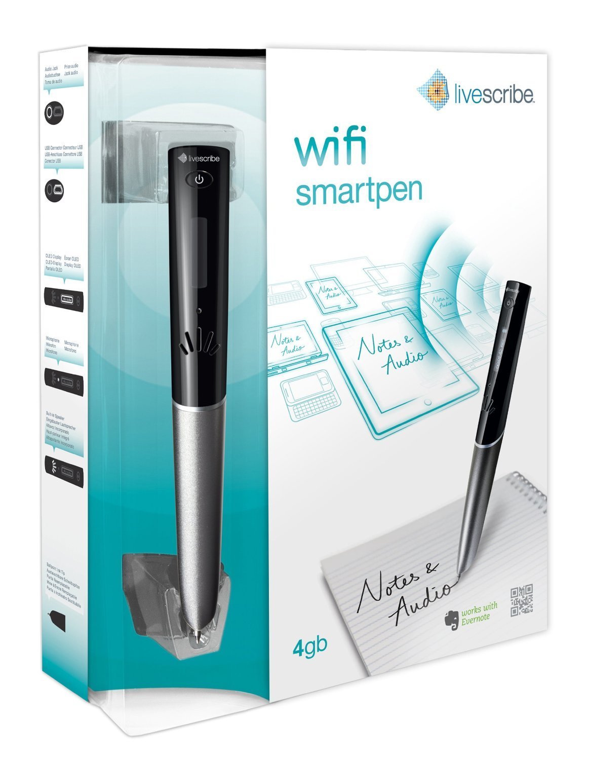Livescribe SKY Wifi Smartpen 4GB Digitizer-Stift Ausstellungsgerät