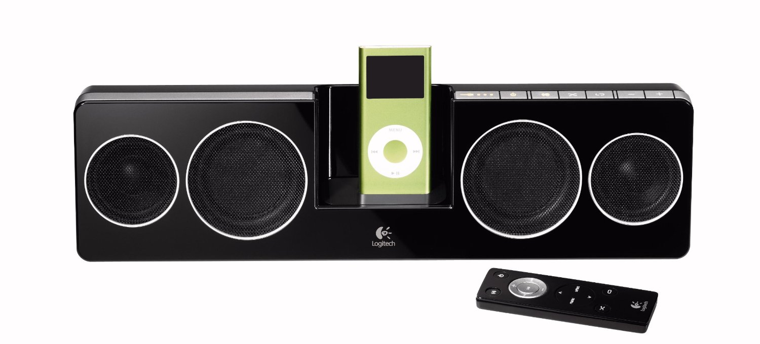 Logitech Pure-Fi Anywhere 2 Schwarz Iphone-LS