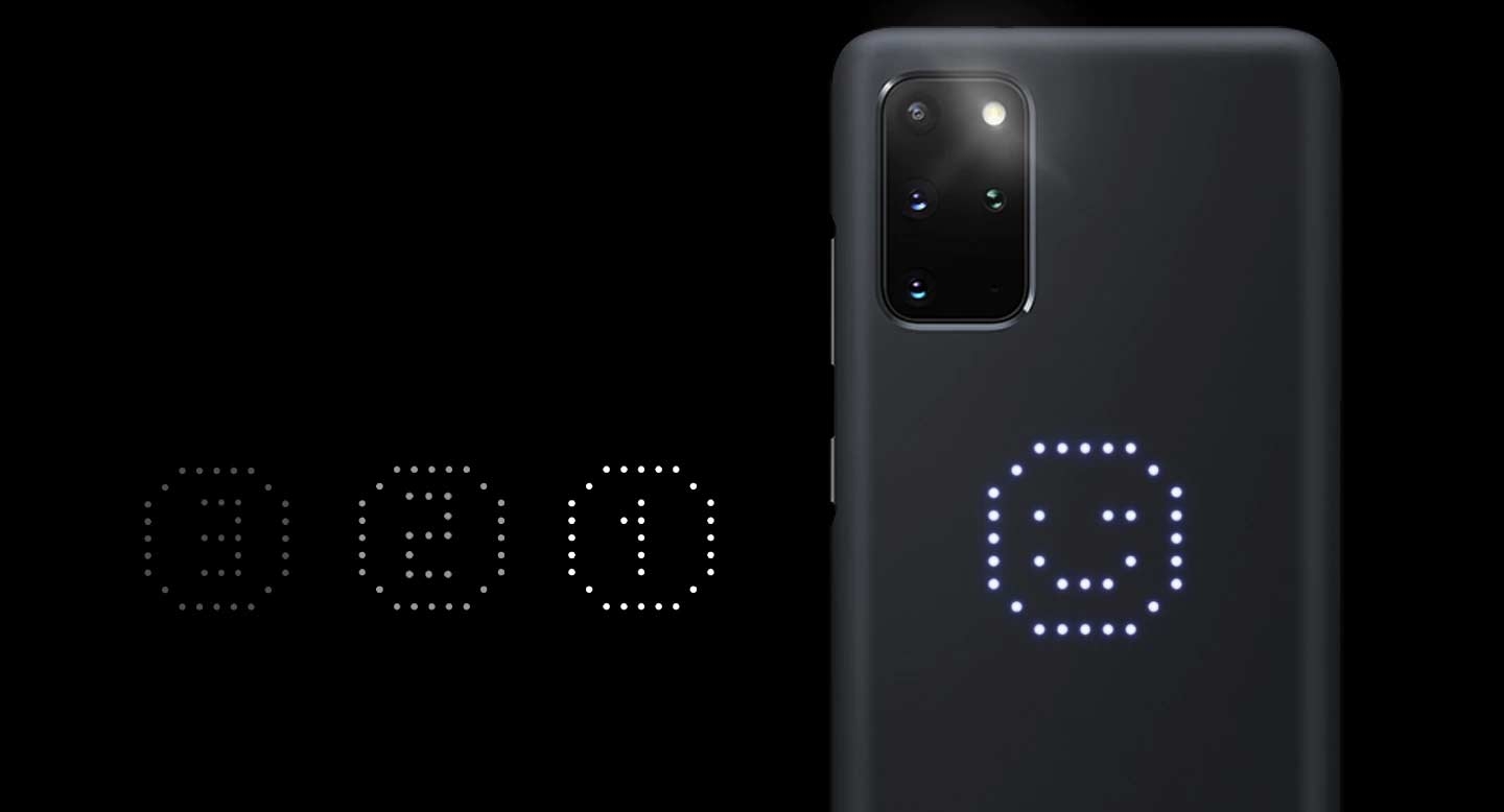 Samsung LED Cover Galaxy S20+ (SM-G985) schwarz