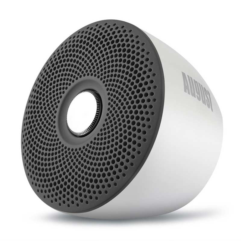 August MS430 wasserfester Bluetooth Lautsprecher weiß