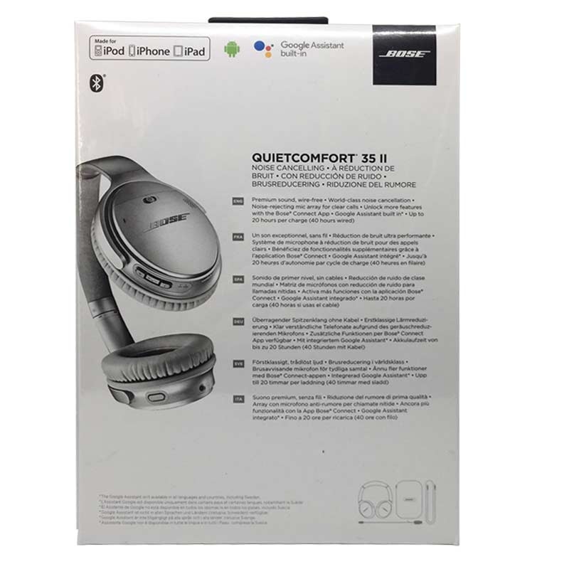 Bose QuietComfort 35 Wireless Kopfhörer II silber