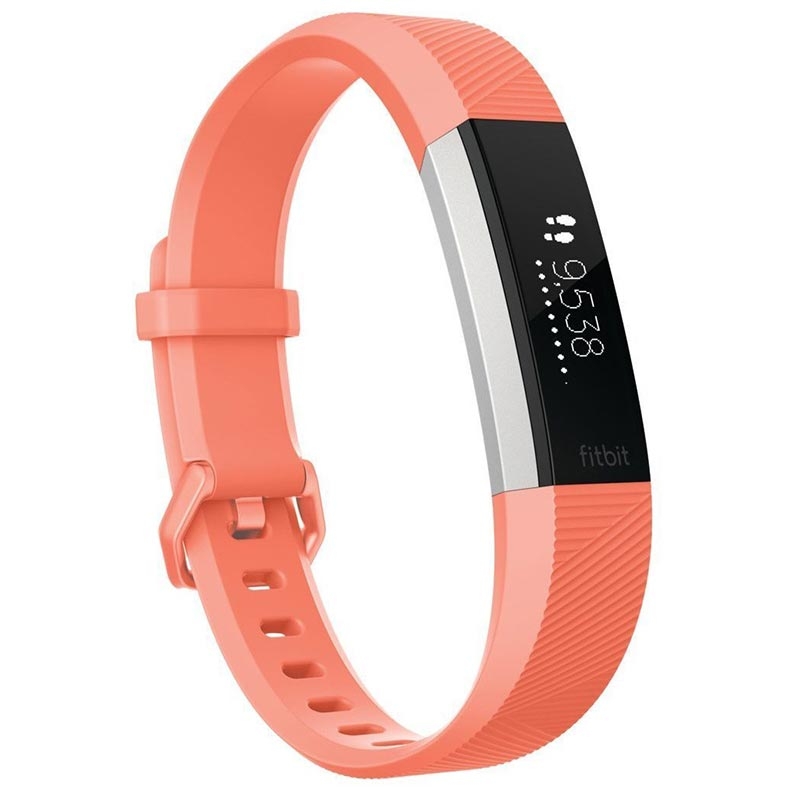 Fitbit Fitness Armband Alta HR Gr. L coral Herzfrequenz Aktivitätstracker NEU
