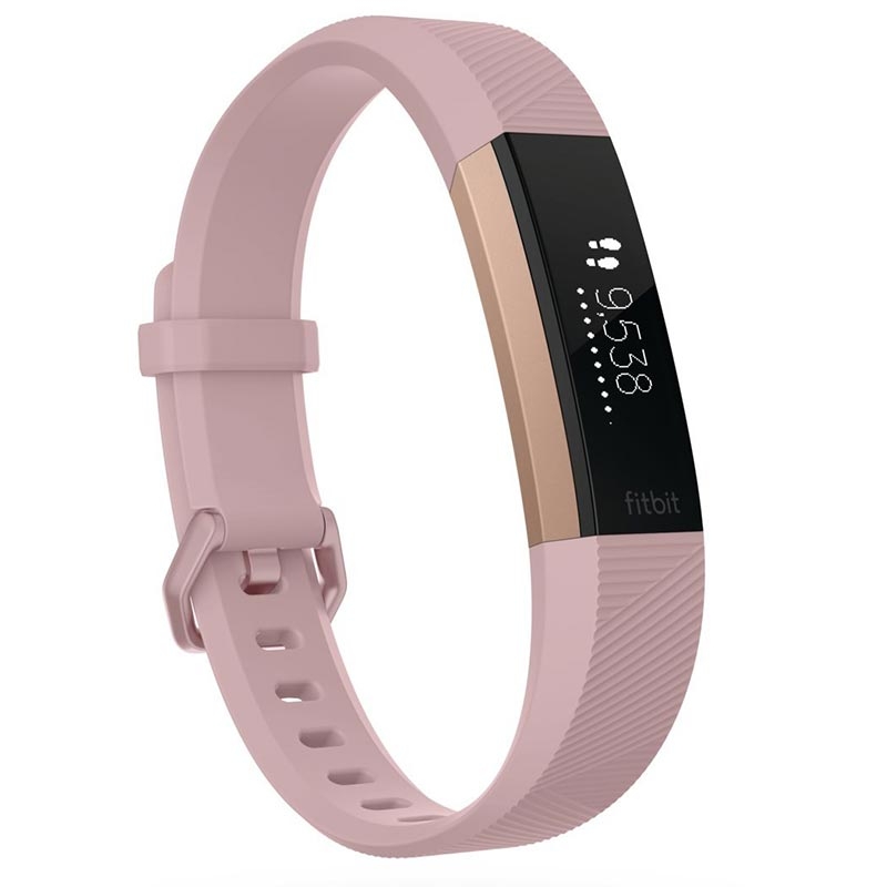 Fitbit Fitness Armband Alta HR Gr. L rosegold Herzfrequenz Aktivitätstracker NEU