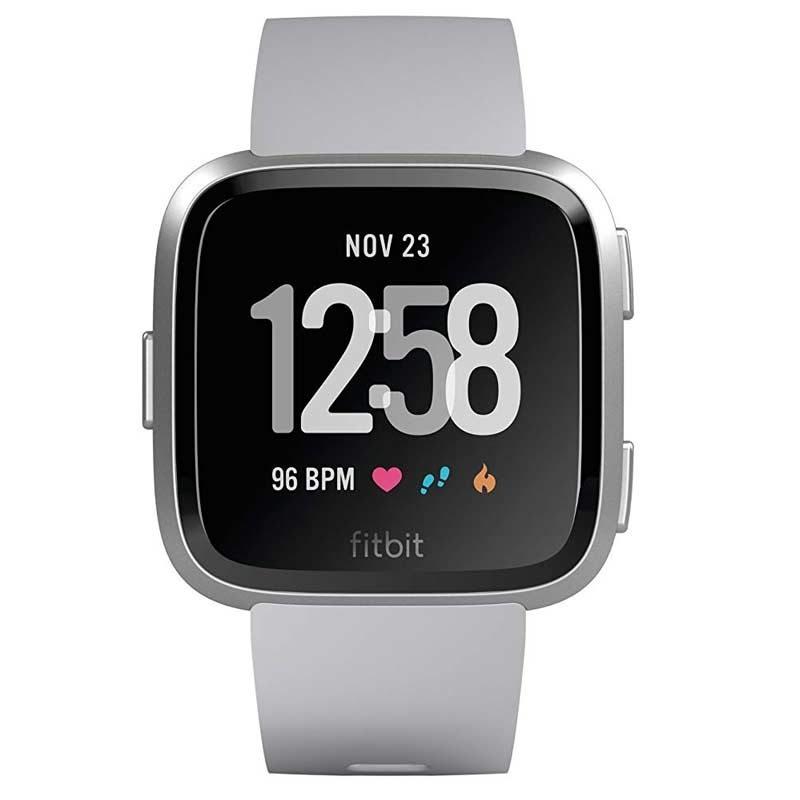 Fitbit Versa Health & Fitness Smartwatch silber
