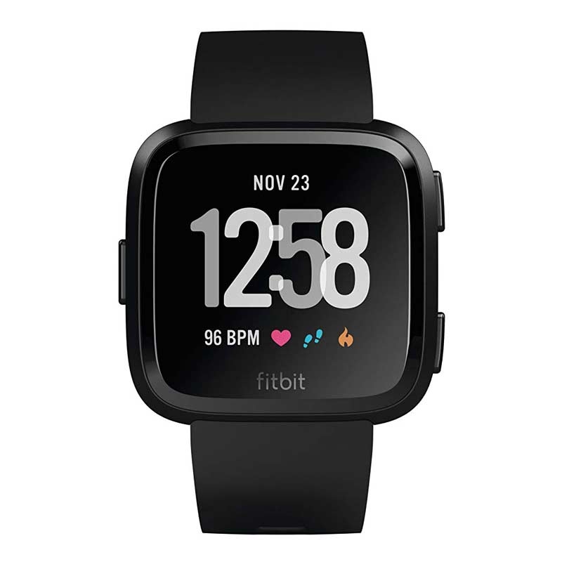 Fitbit Versa Health & Fitness Smartwatch schwarz