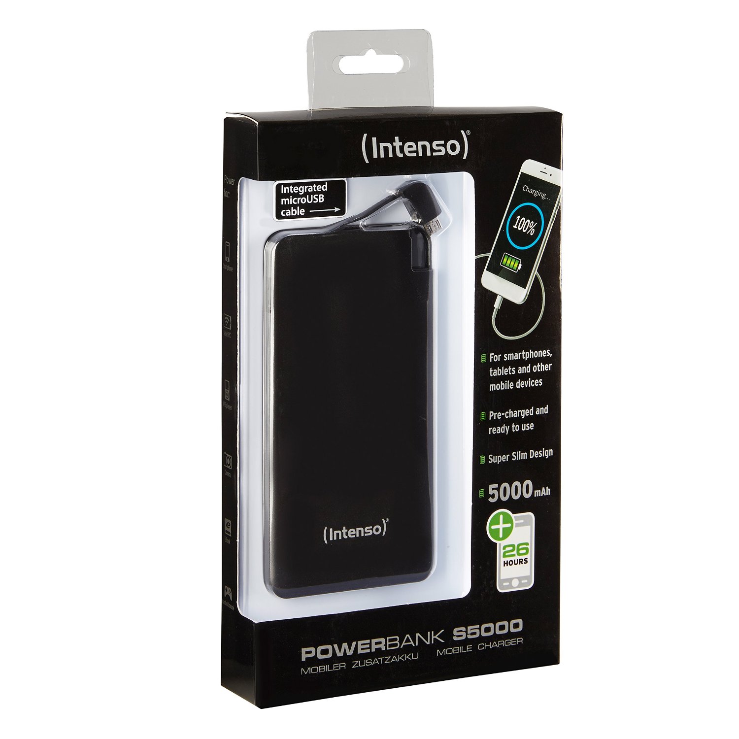 Intenso Powerbank Slim S5000 5.000 mAh schwarz