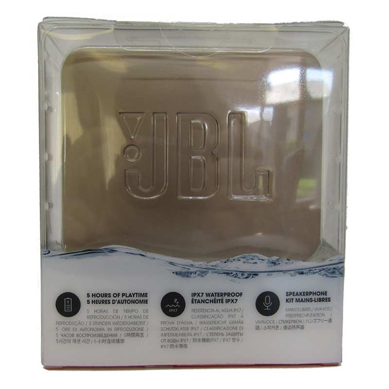 JBL GO2 Tragbarer Bluetooth-Lautsprecher Champagner