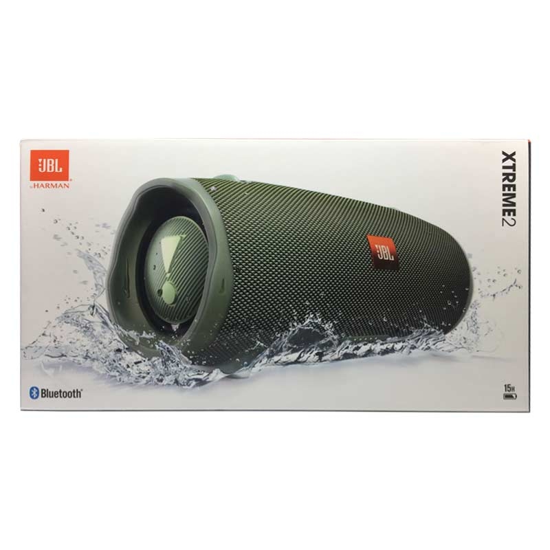 JBL Xtreme 2 Spritzwasserfester Tragbarer Bluetooth Lautsprecher forest grün