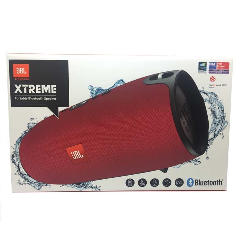 JBL Xtreme Spritzwasserfester Tragbarer Bluetooth Lautsprecher rot