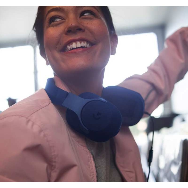 Logitech G433 Kabelgebundene Gaming Kopfhörer blau