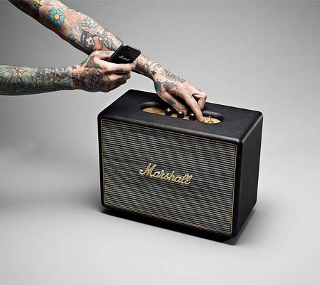 Marshall Woburn Bluetooth Lautsprecher schwarz