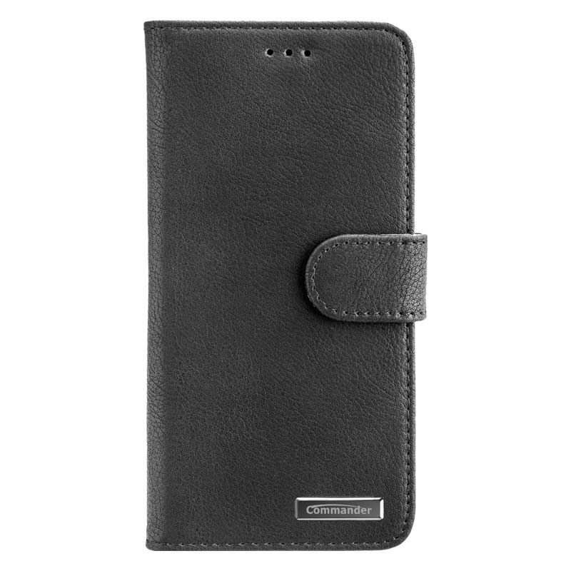 Peter Jäckel COMMANDER BOOK CASE ELITE Black für Huawei P Smart