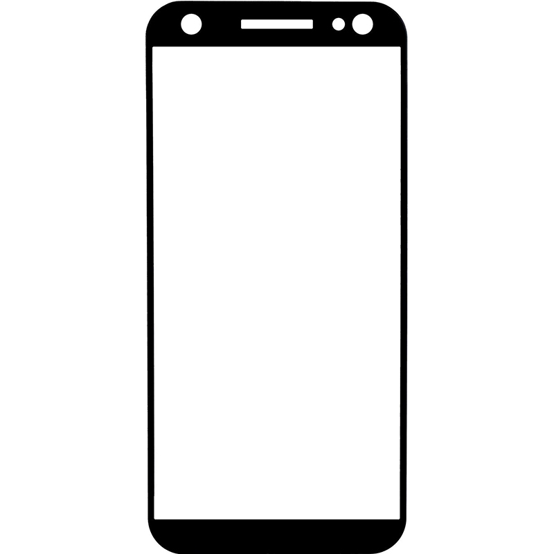 GIGASET FULL DISPLAY HD Glass Protector für Gigaset GS185 Frame Black