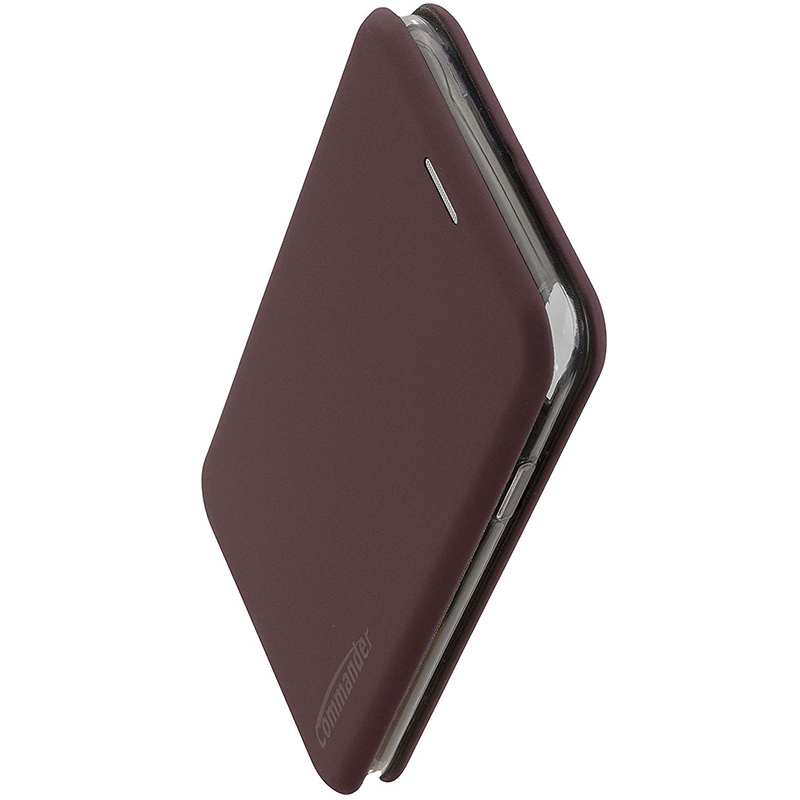 Peter Jäckel COMMANDER Book Case CURVE für Apple iPhone XR Bordeaux