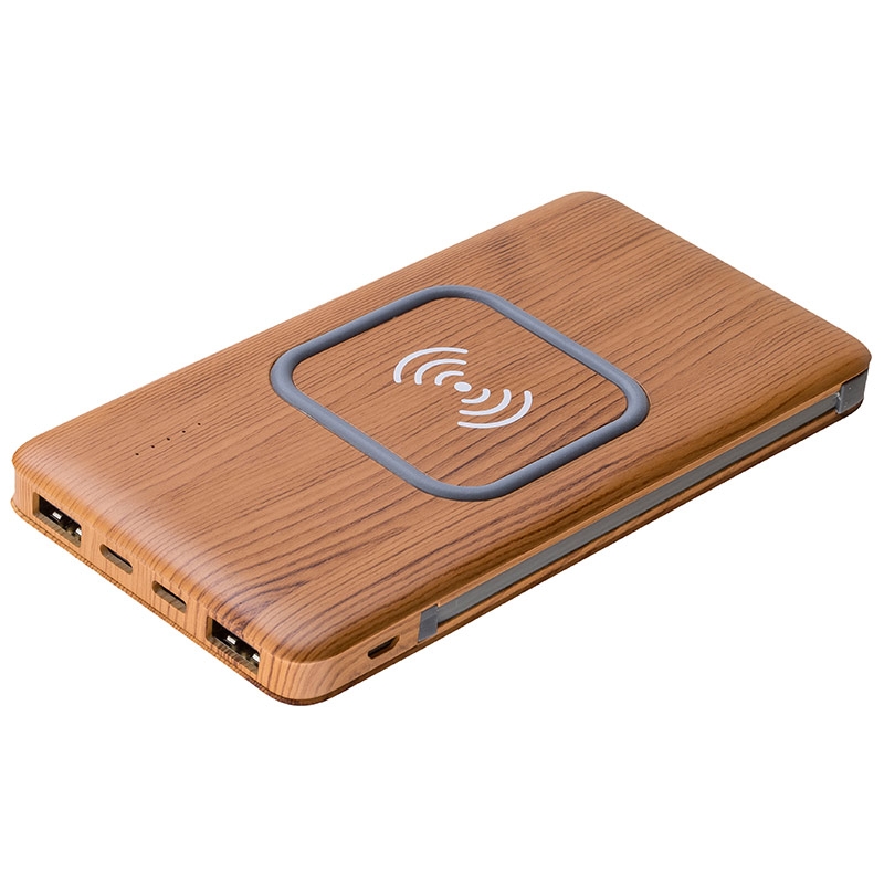 Peter Jäckel Qi Powerbank ULTIMATE 10000mAh Wood