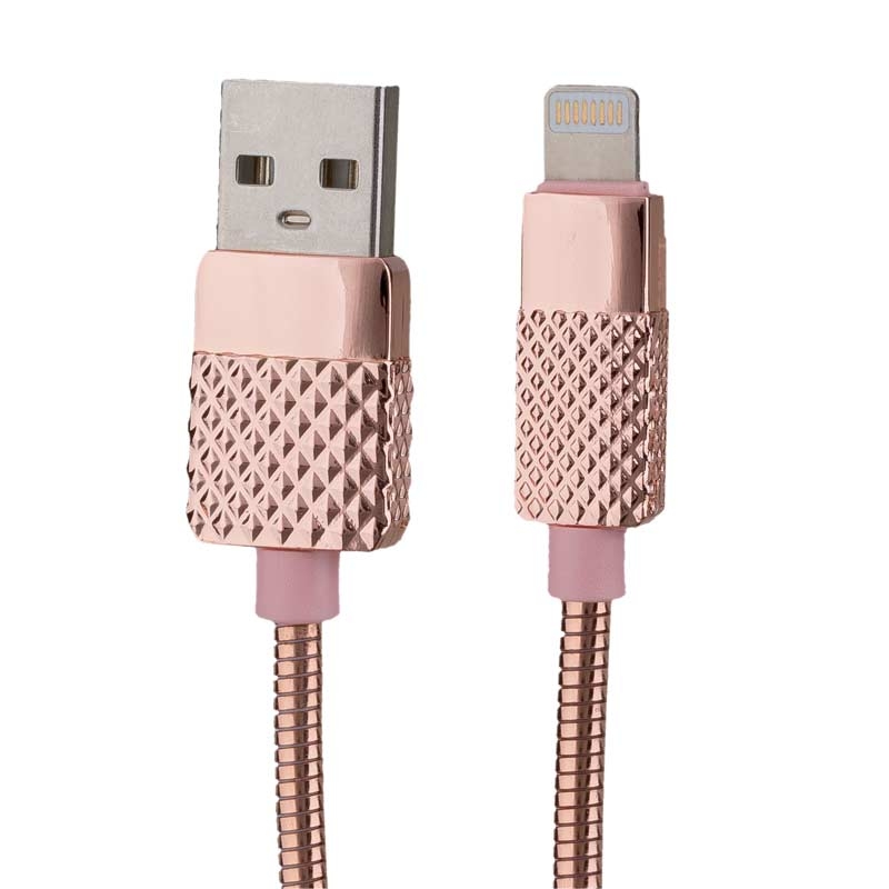 Peter Jäckel USB Data Cable BRILLIANT Lightning Pink mit Sync- und Ladefunktion