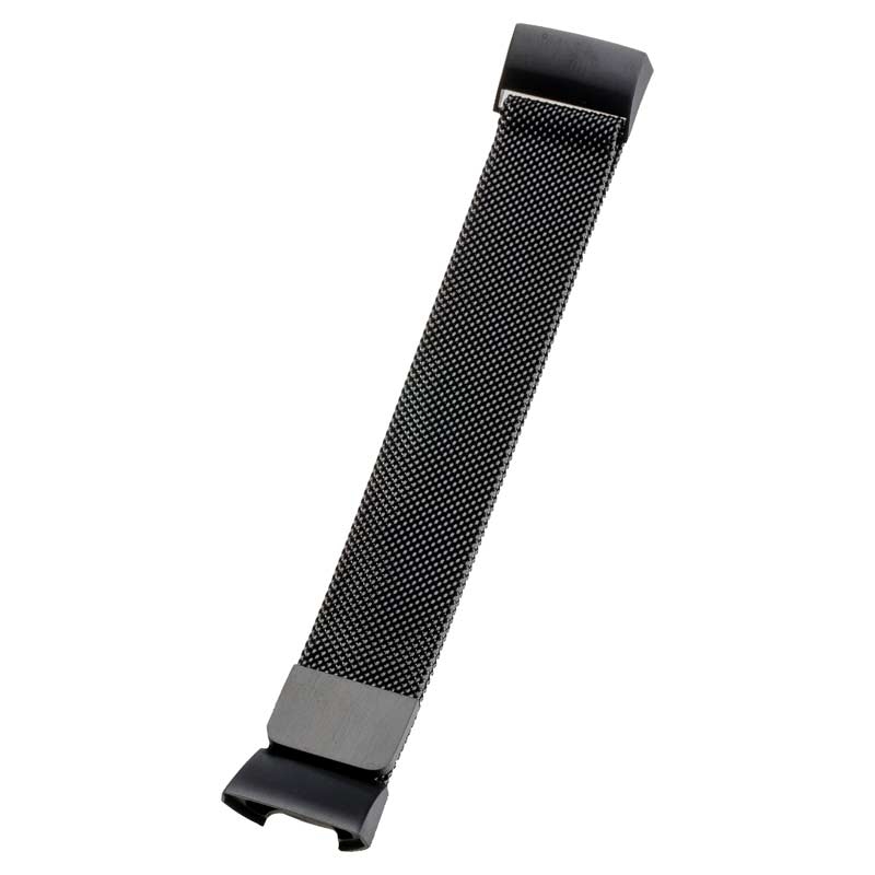 Peter Jäckel Armband für FITBIT CHARGE 3 Edelstahl Milanaise Black