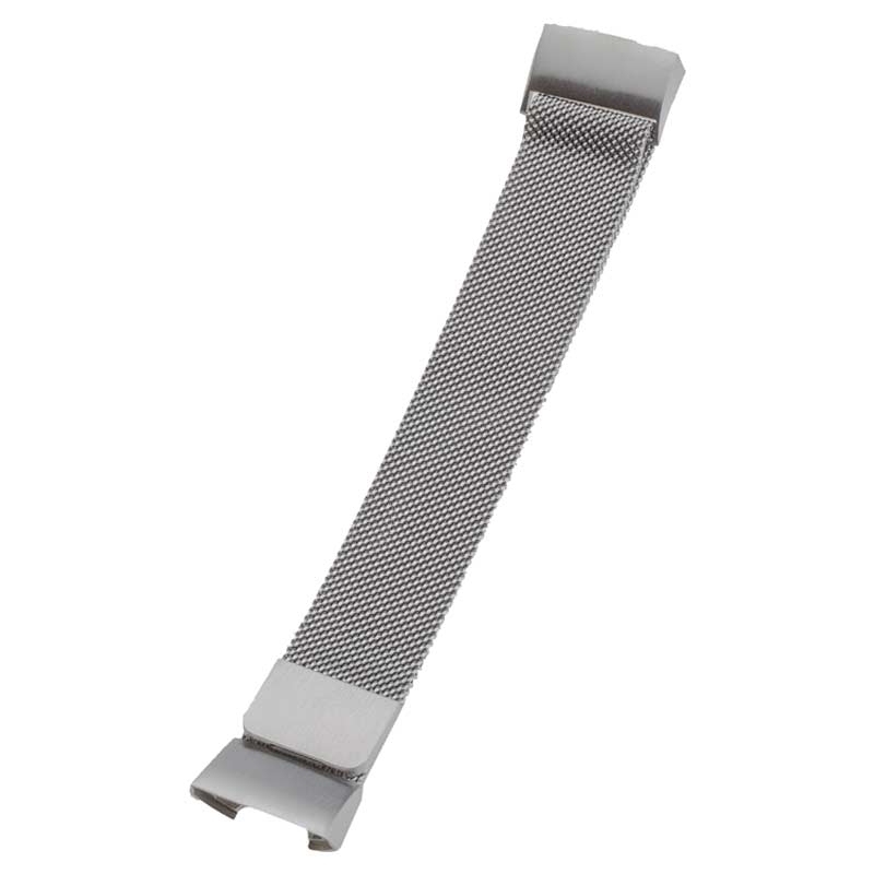 Peter Jäckel Armband für FITBIT CHARGE 3 Edelstahl Milanaise Silver